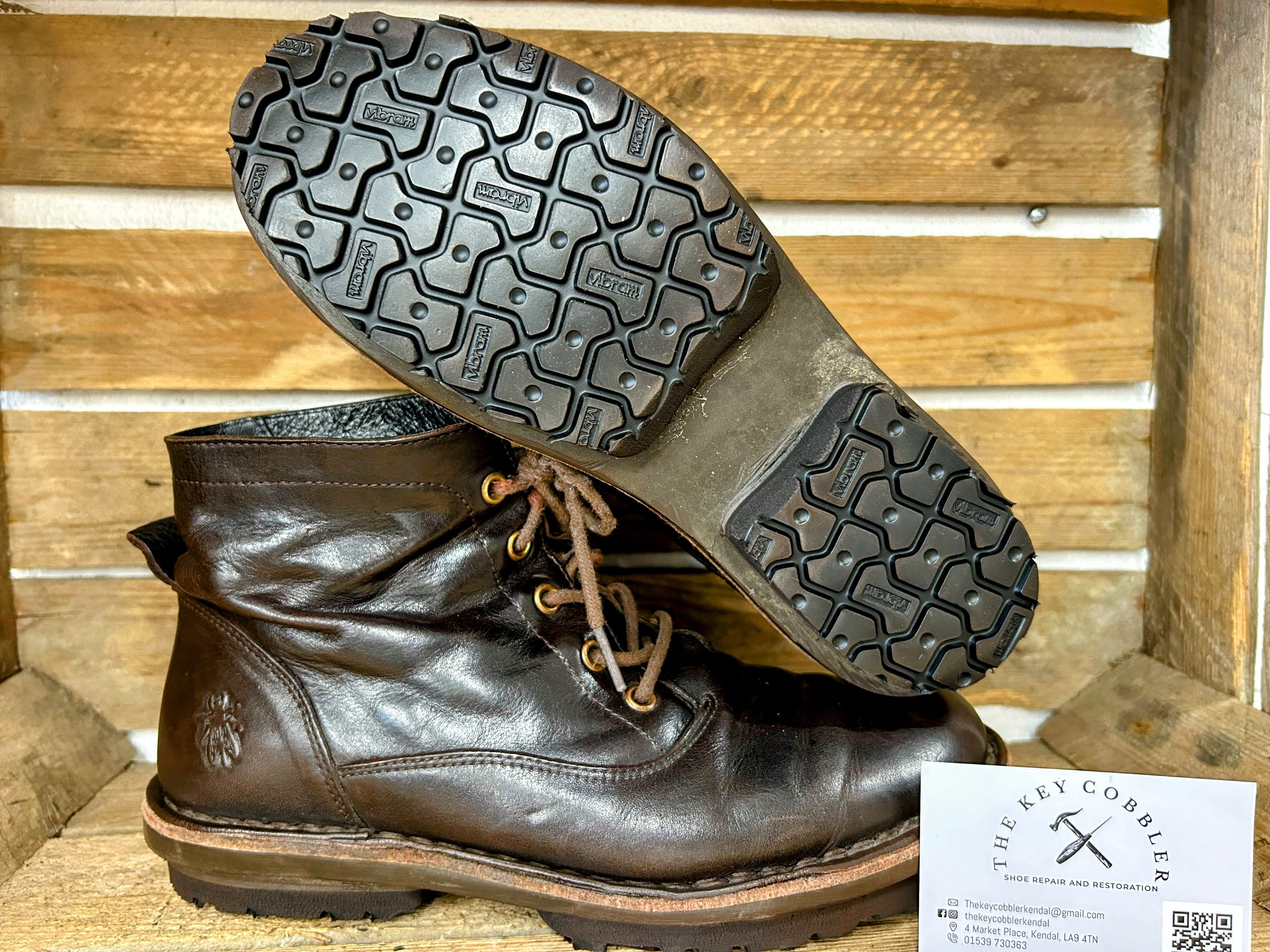 Fly Boots Through-sole and Upper Restoration - The Key Cobbler