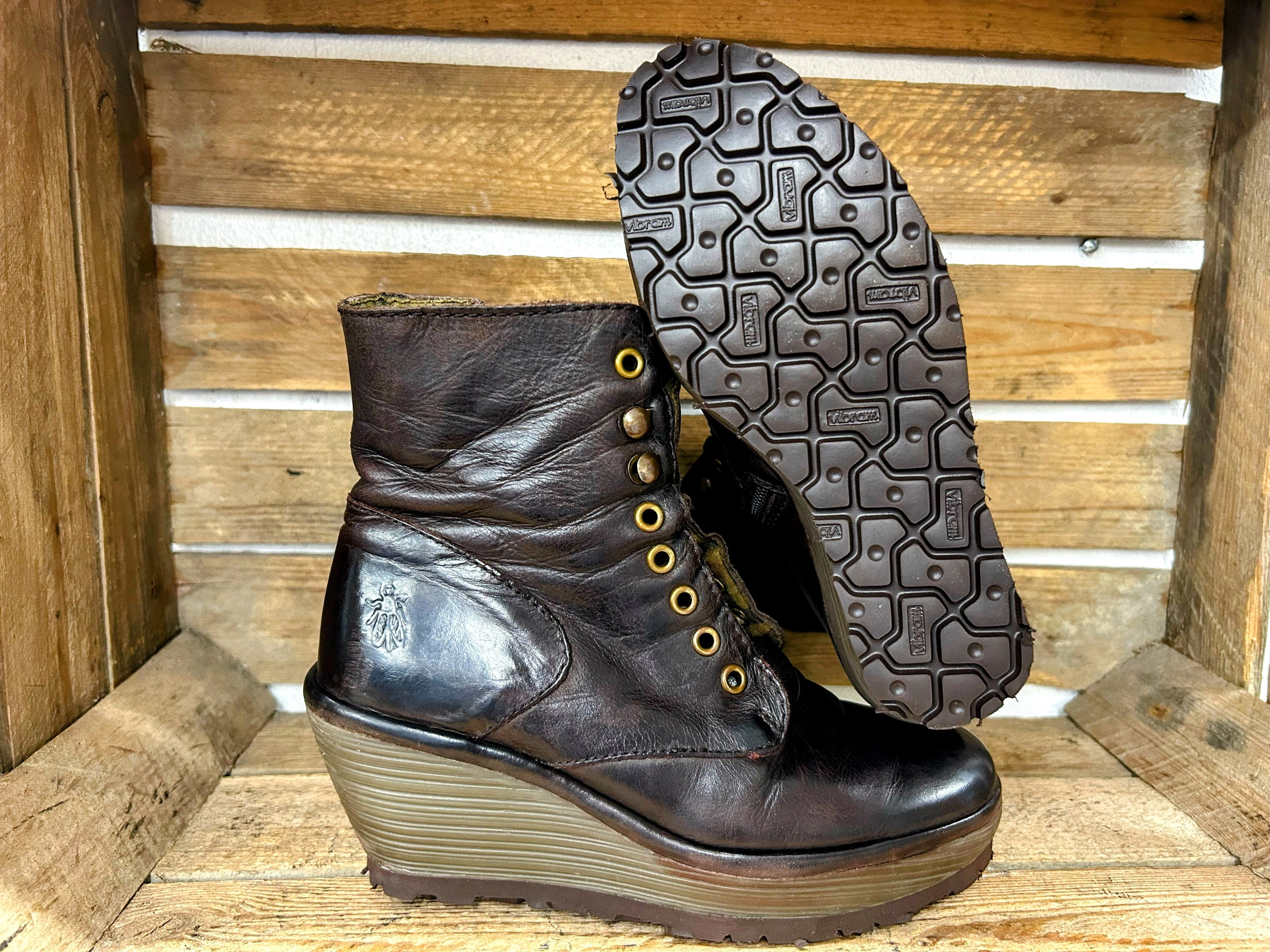 Fly Boots Through-sole and Upper Restoration - The Key Cobbler